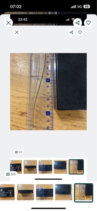 Bateria 6V 7Ah 20HR TIANWEI