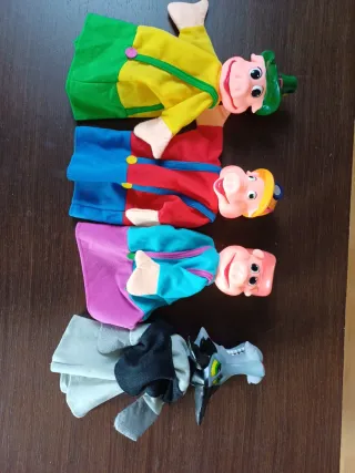 Marionetas 3 Cerditos y Lobo