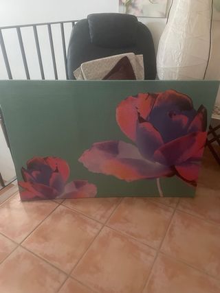 Cuadro Decorativo Flores Rosas