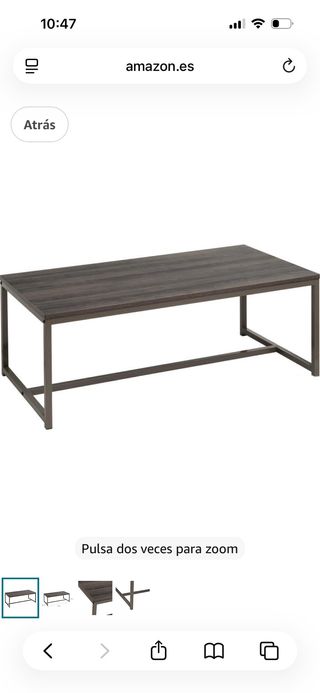 Mesa de centro madera