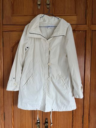 Chaqueta Zara Beige Mujer