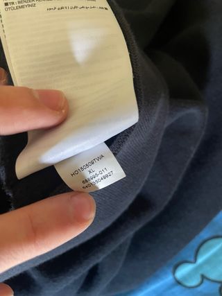 Felpa Jordan zip nera con logo rosso taglia XL