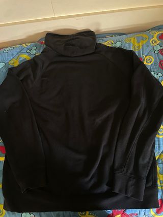 Felpa Jordan zip nera con logo rosso taglia XL