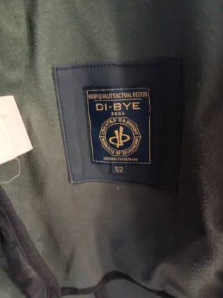 Chubasquero gabardina azul marino capucha hombre