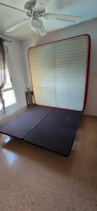 Cama King Size con Somier y Colchón