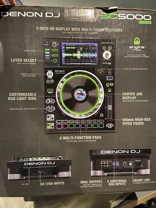 Pareja Denon DJ SC5000M Prime Negra