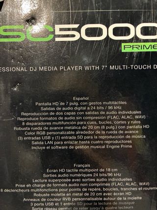 Pareja Denon DJ SC5000M Prime Negra