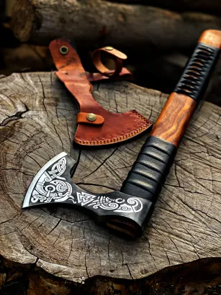 Hacha Vikinga Forjada a Mano