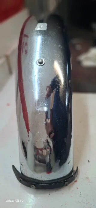 Juego de guardabarros de hierro cromado