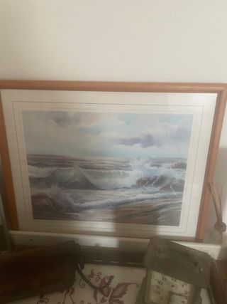 Cuadro de paisaje marino