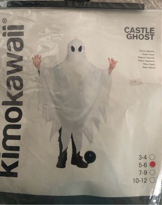 Disfraz Fantasma Castle Ghost Talla 5-6