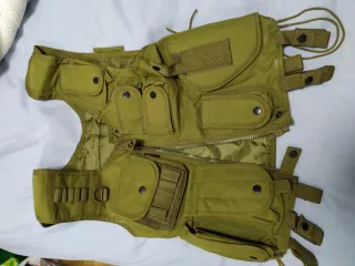 Chaleco Táctico Caza Multibolsillos Verde