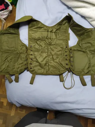 Chaleco Táctico Caza Multibolsillos Verde