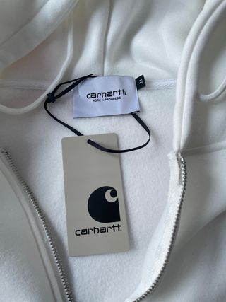 Chaqueta Carhartt Blanca Cremallera HACOO