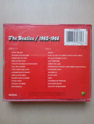 CD The Beatles "1962-1966 Rojo"