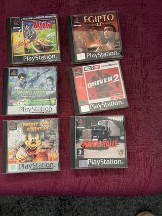 Lote 6 Juegos PlayStation 1 PS1