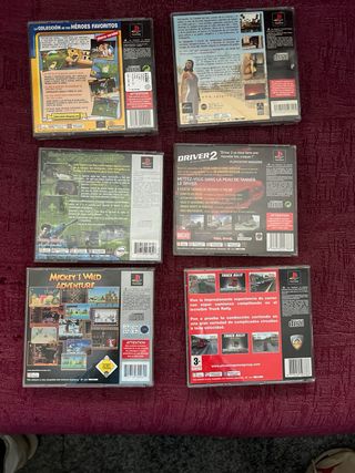 Lote 6 Juegos PlayStation 1 PS1