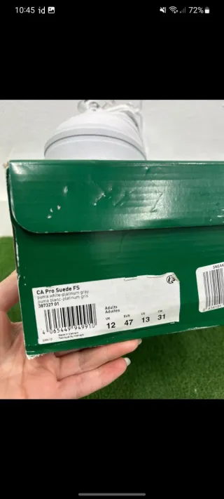 Zapatillas Puma Blancas y Grises