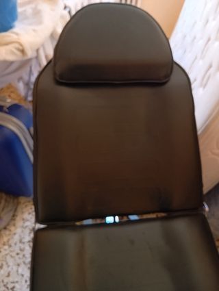 Camilla de masaje negra plegable