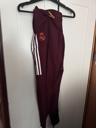 Pantalón chándal Real Madrid Adidas granate
