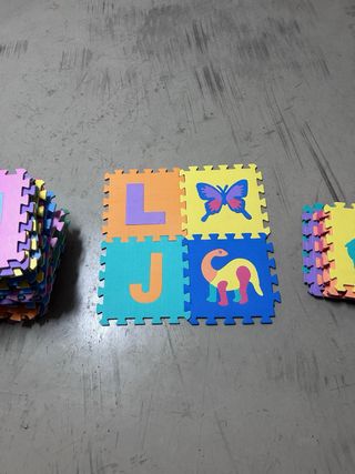 Alfombra Puzzle Letras y Números