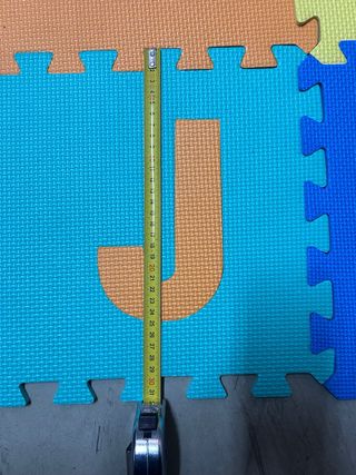 Alfombra Puzzle Letras y Números