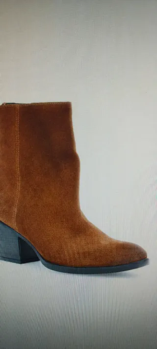 Botines ante marrón mujer