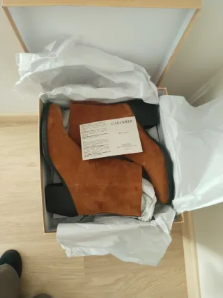 Botines ante marrón mujer