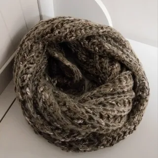 Lote 2 cuellos punto mujer calentitos