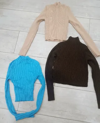 3 jerseys punto invierno mujer talla única