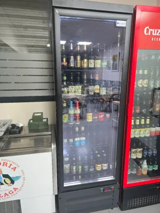 Nevera expositora cervezas