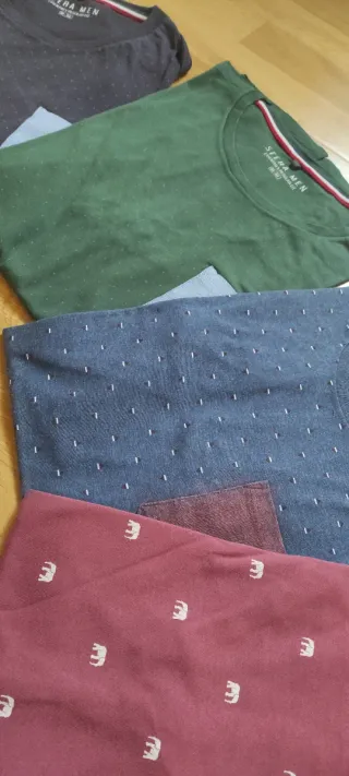 Lote 4 Camisetas Sfera Talla M