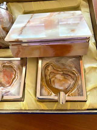 Set fumatori in onice