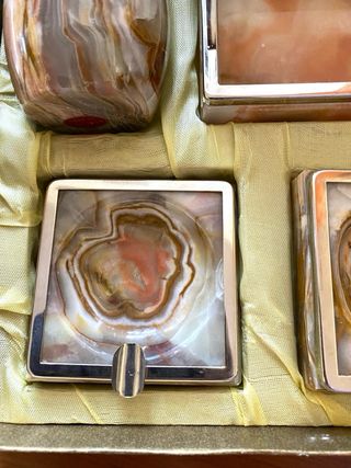 Set fumatori in onice