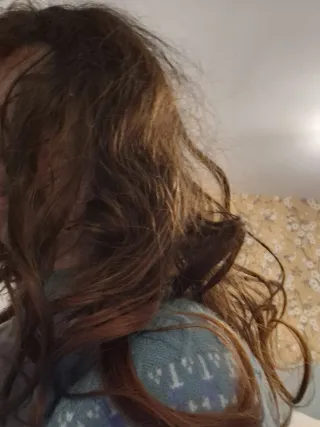 Peluca sintética ondulada balayage