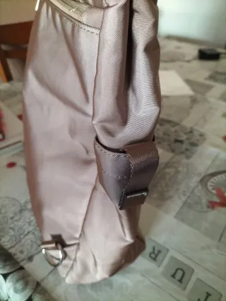 Bolso Mochila Beige Marrón
