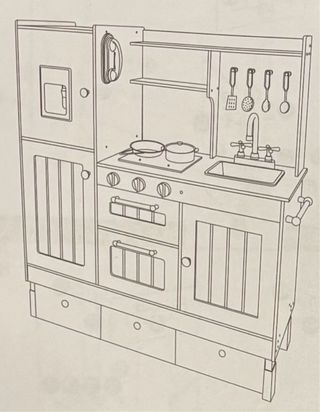 Cocina de Juguete de Madera