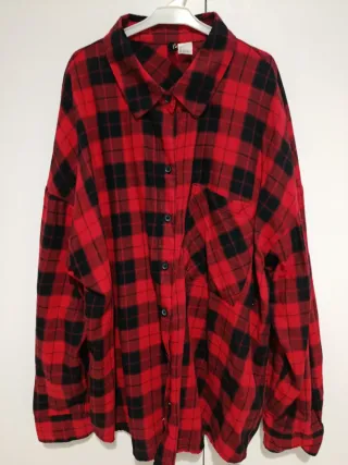 Camisa cuadros Divided H&M Talla S