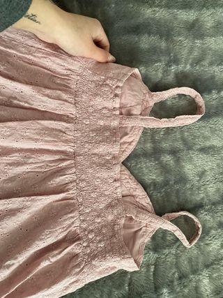 Camiseta tirantes rosa claro