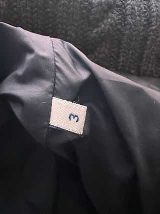 Anorak plumífero Moncler negro. Como nuevo talla 3
