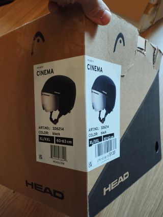 Casco Head Cinema XL-XXL Visera Negra