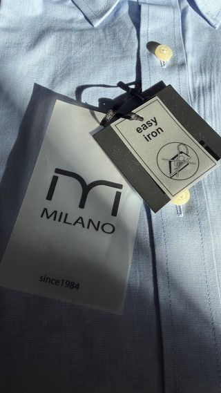 Camisa Milano “Easy Iron” nueva con etiquetas