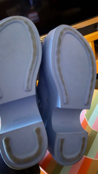 Zuecos Xocol celestes