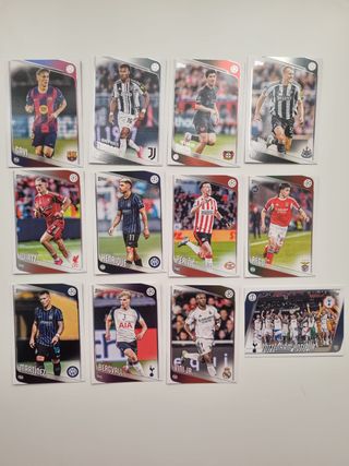 Lote 162 cromos Topps con 2 numeradas, flagship