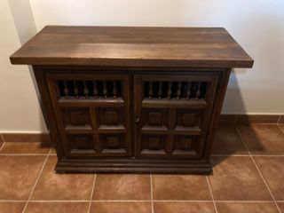 Mueble y Espejo Madera Restaurado