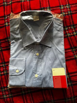 Camicia uomo azzurra taglia 43