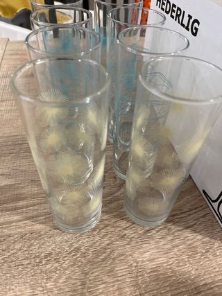 8 Vasos de Tubo Ikea + 3 de Regalo