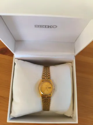 Reloj Seiko Mujer Bañado en Oro