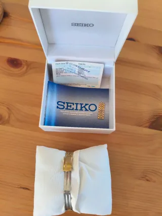 Reloj Seiko Mujer Bañado en Oro