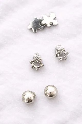 Conjunto de Joyas de Plata Hechas a Mano